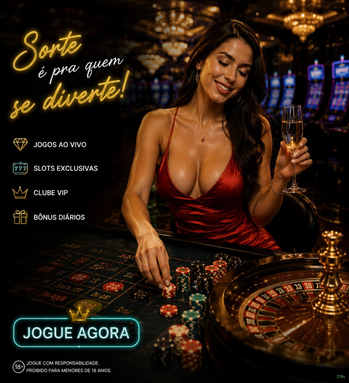 Métodos de pagamento aceitos na 77h
